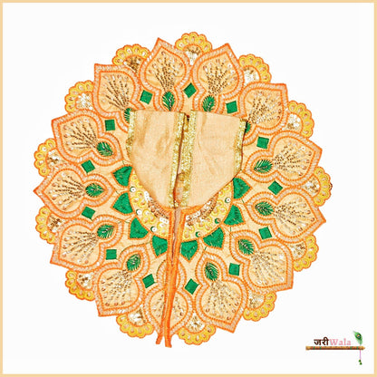 Blended Thread Cutdana Work Peach Poshak