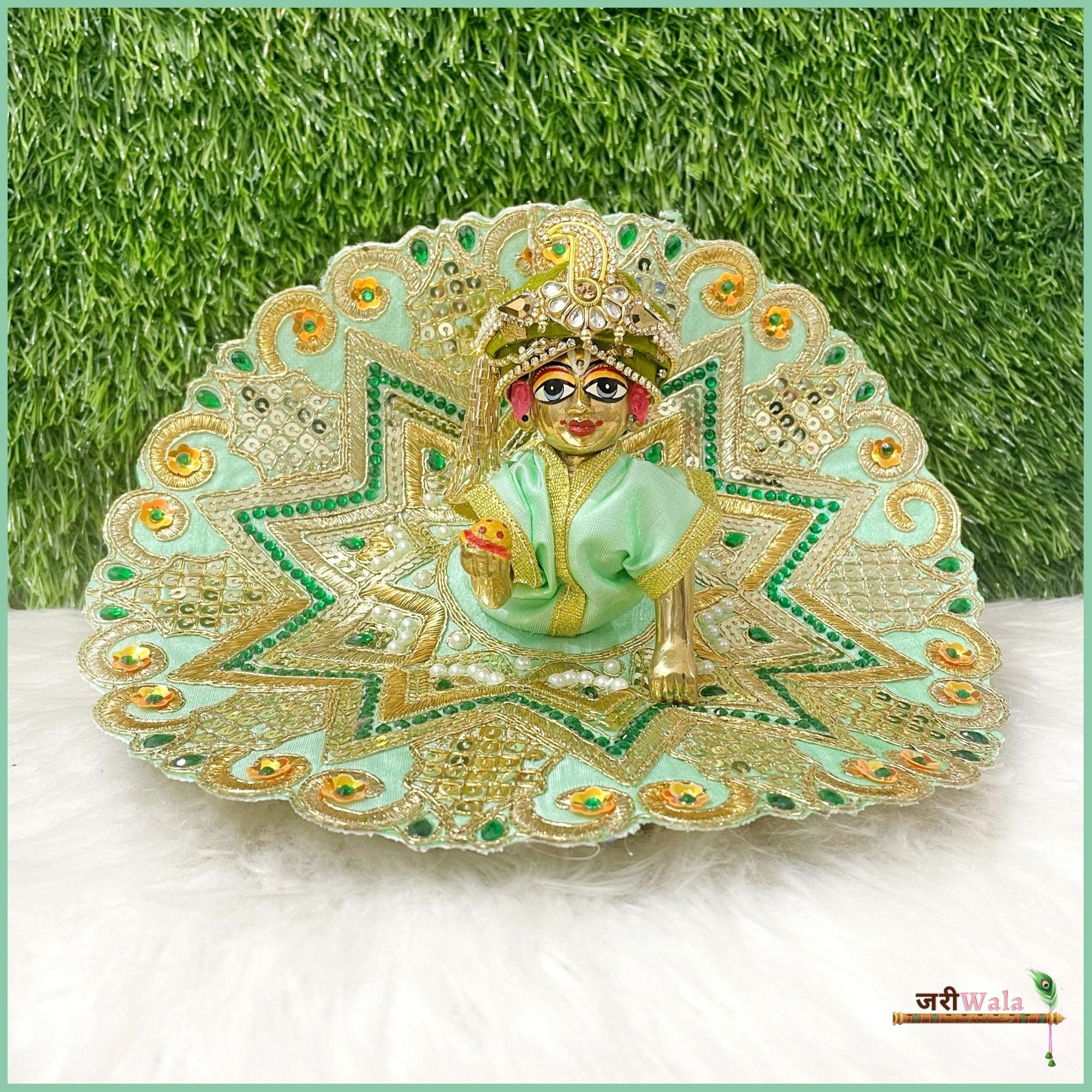 Yellow BAL Gopal Special Laddu Gopal Dresses/Kanha Ji Designer Dresses/Poshak  (4 No.) : Amazon.in: Home & Kitchen
