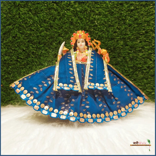 Blended Thread Sitara Work Blue Lehnga Patka