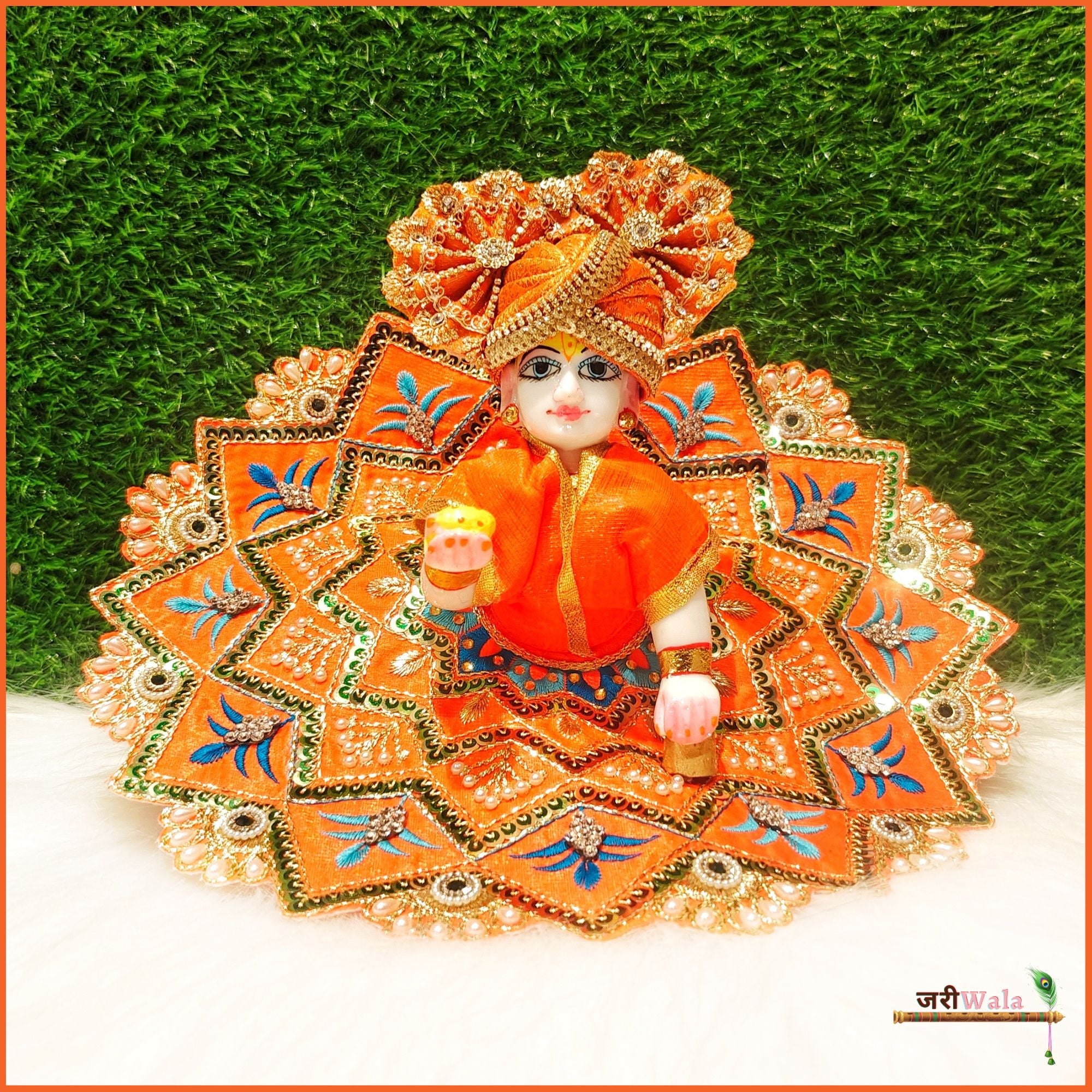 Laddu Gopal Poshak New Design Kanha Ji Ki Dresses Online Bal Gopal Dress India ZariiWalaa Page 5